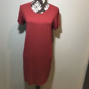 Garage * Fabulous Short Sleeve T-Shirt Dress Medium M EUC Cute Scoopneck Casual